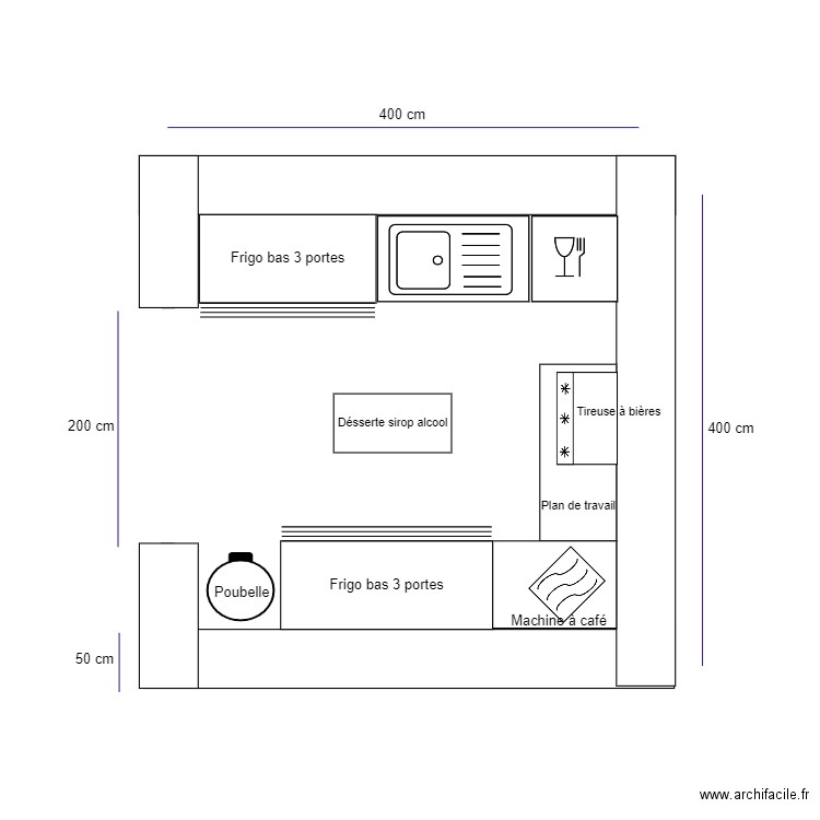 Bar CAFADAN. Plan de 0 pièce et 0 m2