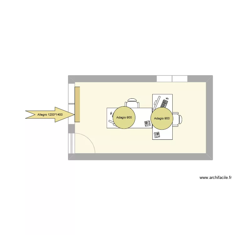 Locaux CCAS. Plan de 