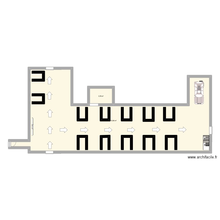 Plan atelier. Plan de 0 pièce et 0 m2