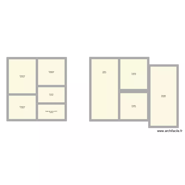 Bois Gilet 61. Plan de 