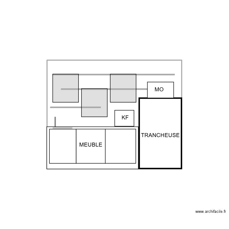 L ART DU PAIN. Plan de 1 pièce et 7 m2