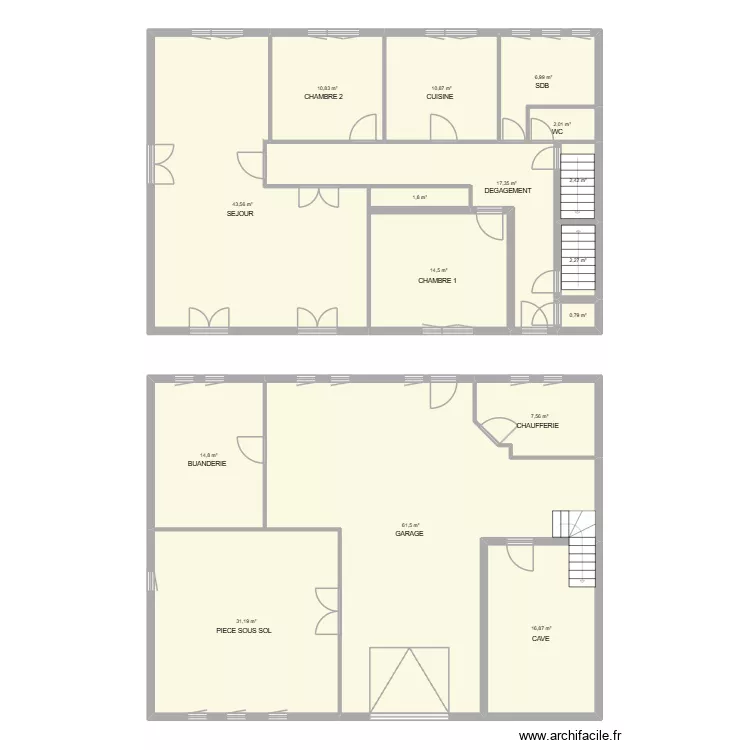 BUSARELLO. Plan de 16 et 245 m² BUSARELLO. Plan de 16 et 245 m²