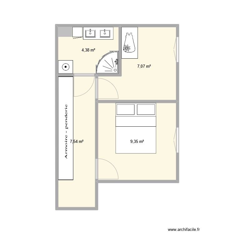 dray. Plan de 0 pièce et 0 m2