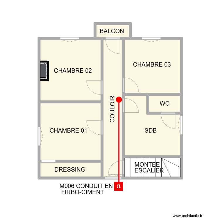 PLAN COMPS ETAGE. Plan de 10 pièces et 32 m2