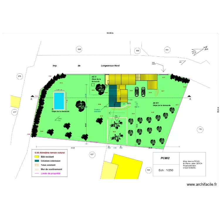 PC2piscine. Plan de 