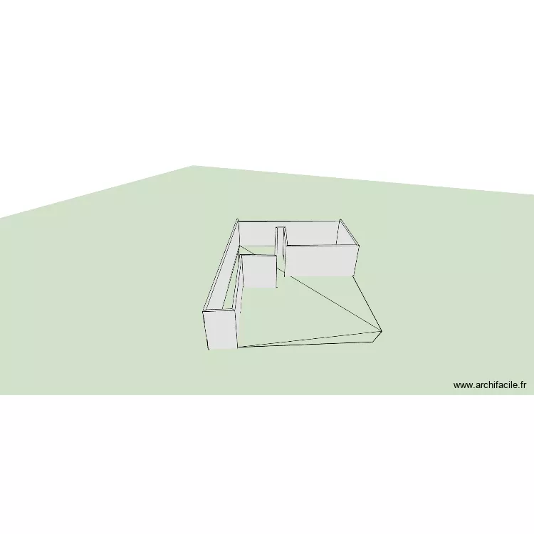 COUPE 2. Plan de 1 et 166 m² COUPE 2. Plan de 1 et 166 m²