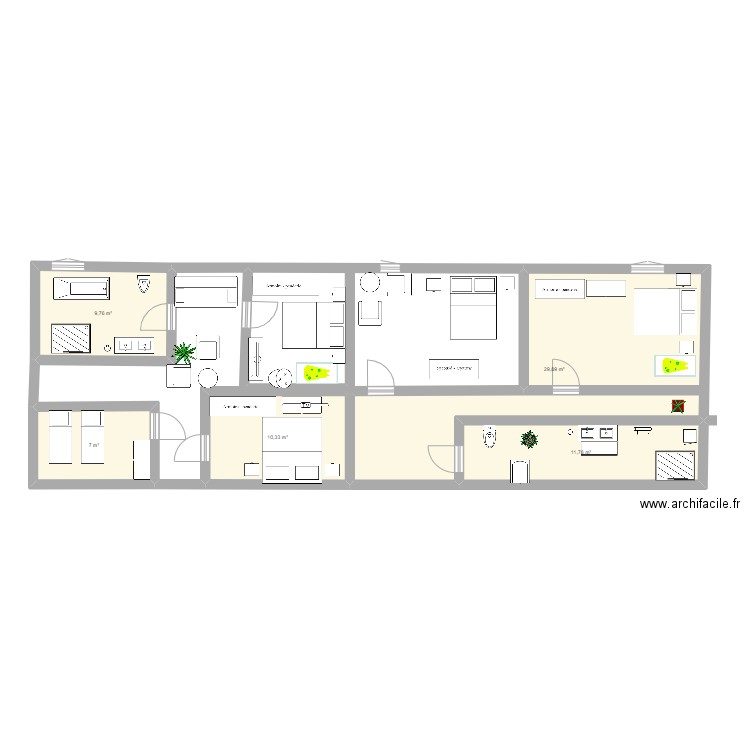 etége gite. Plan de 0 pièce et 0 m2