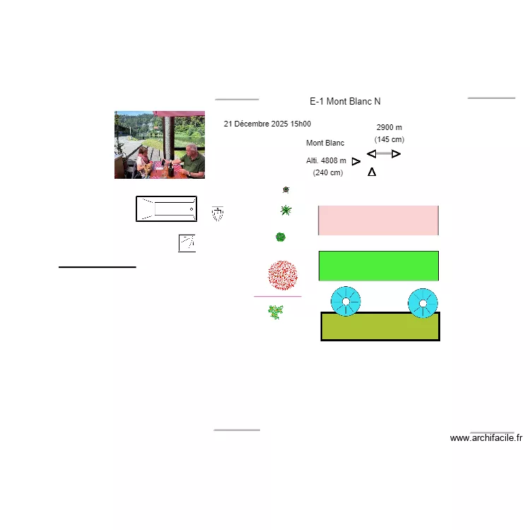 E-3 Mont Blanc N. Plan de 