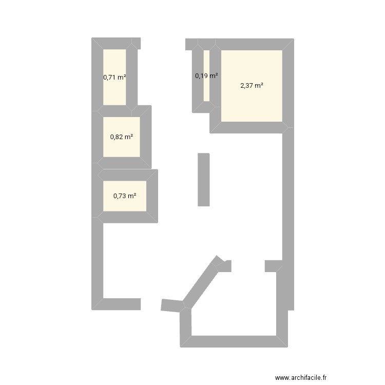 Mister hfdhhfd. Plan de 5 pièces et 5 m2