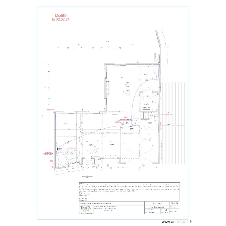 camra Plomb RDC . Plan de 0 pièce et 0 m2