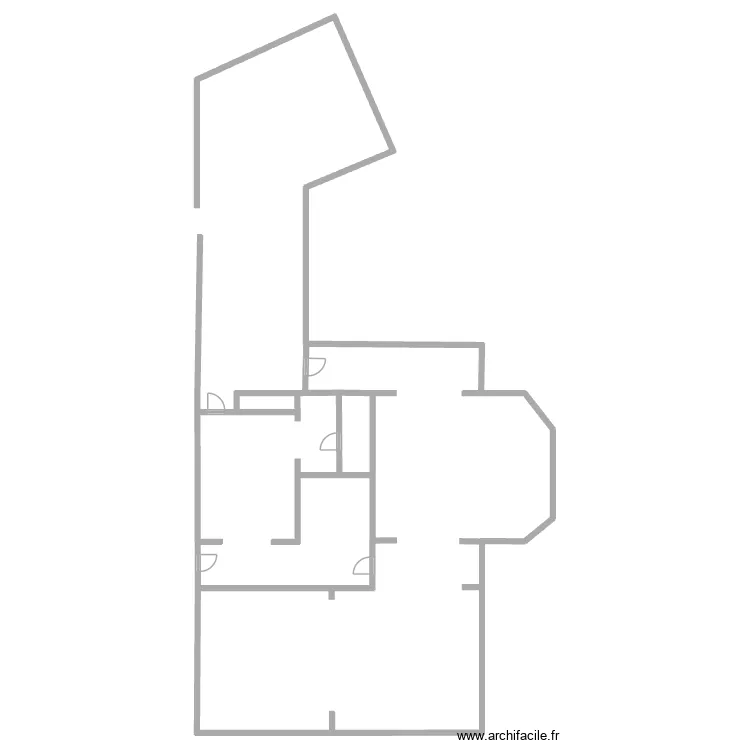 HEM. Plan de 1 pièce et 3 m²
