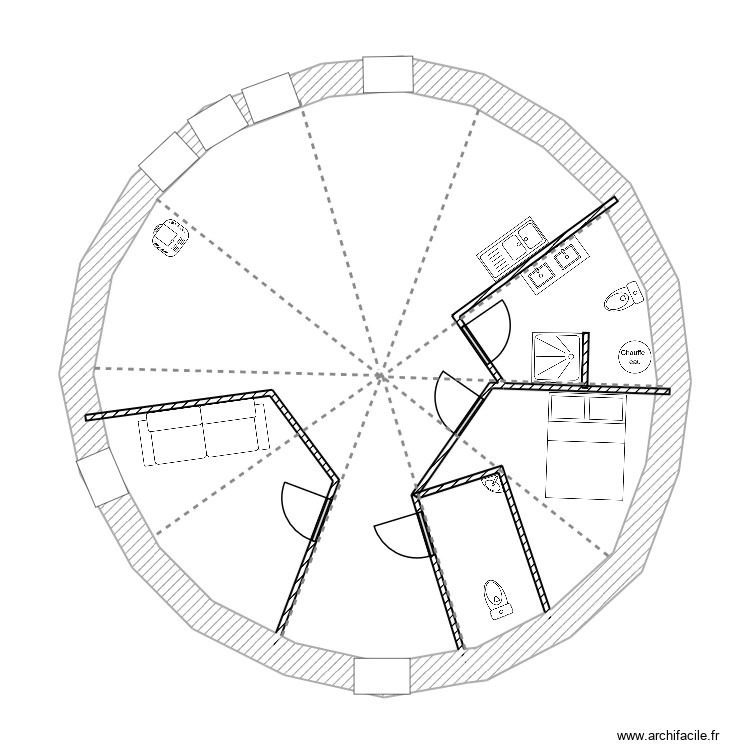 BRIDIER ETAGE. Plan de 0 pièce et 0 m2