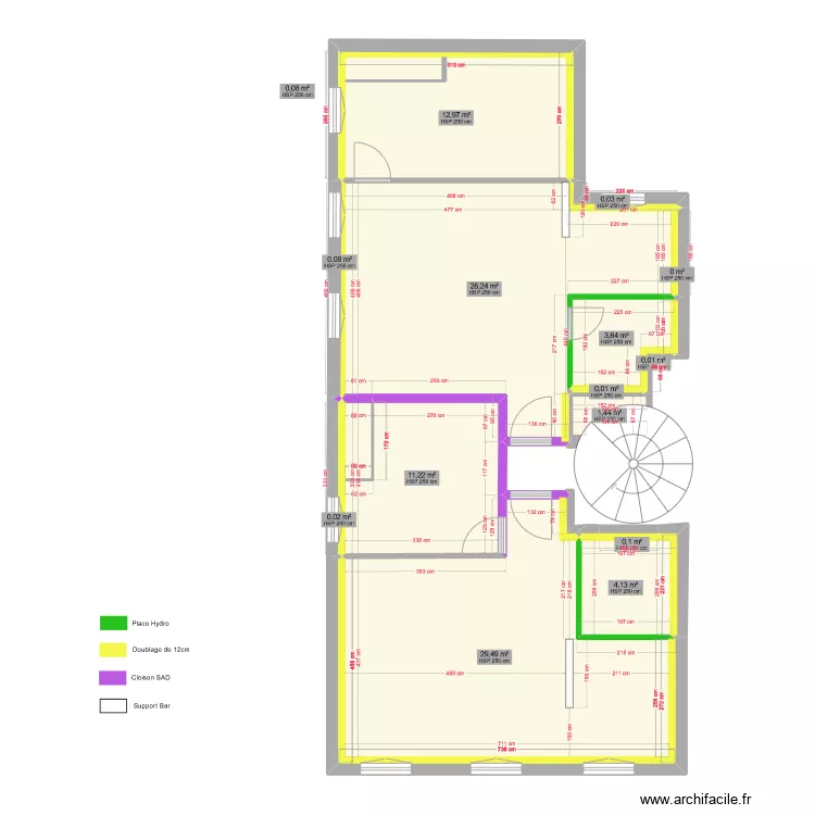19 TIVOLI N+1 PLAN PLÂTRERIE. Plan de 19 TIVOLI N+1 PLAN PLÂTRERIE. Plan de