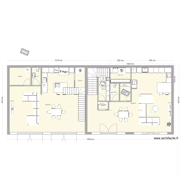 Loft. Plan de 