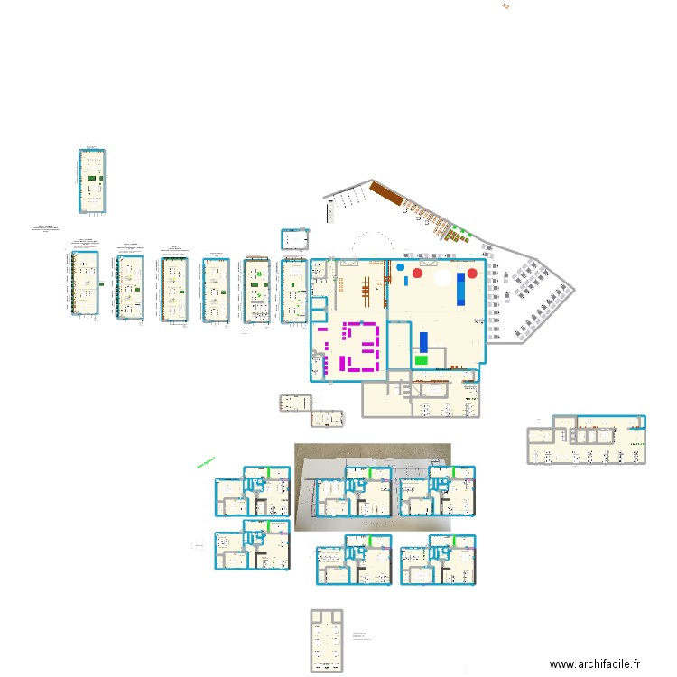 St jean 25/26. Plan de 90 pièces et 5996 m2