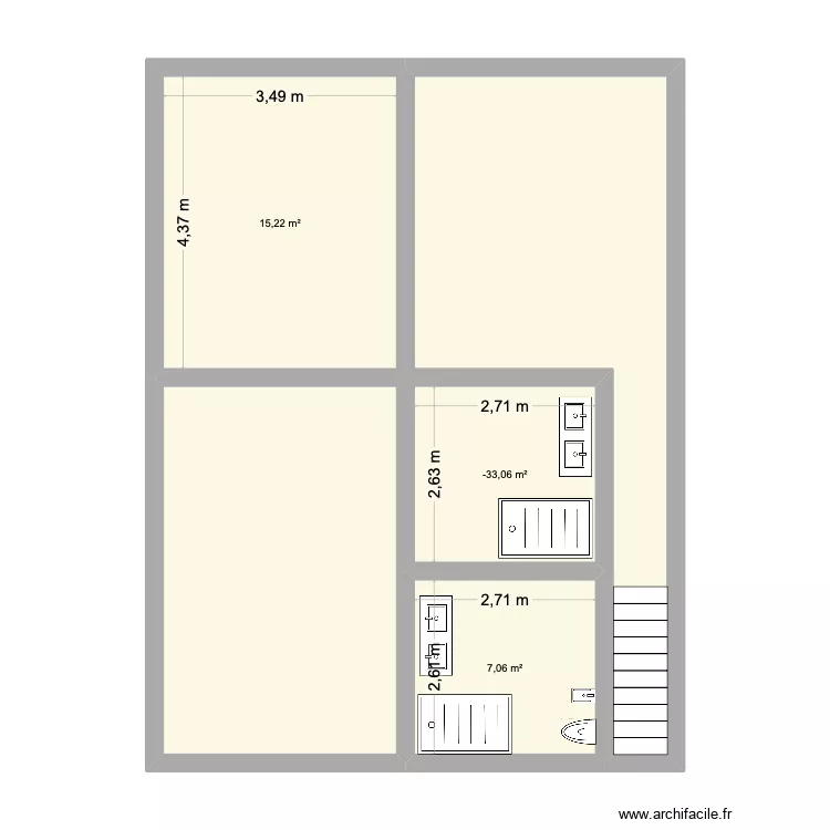 notre maison ❤️. Plan de 