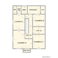 PLAN MAISON NIMES ETAGE PLB