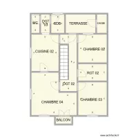PLAN MAISON NIMES ETAGE PLB