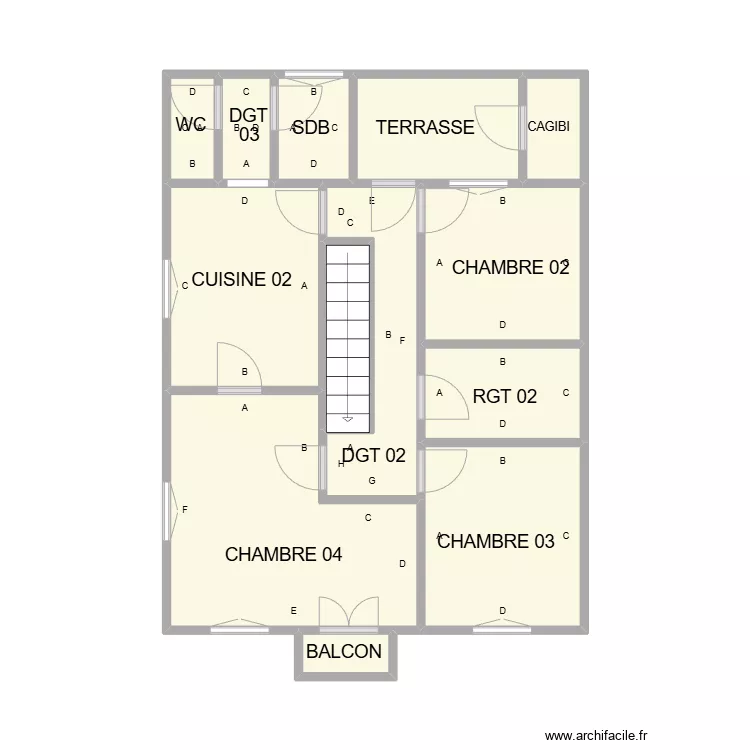PLAN MAISON NIMES ETAGE PLB. Plan de PLAN MAISON NIMES ETAGE PLB. Plan de