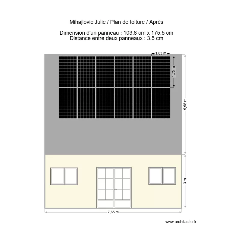 Mihajlovic Julie / Plan de toiture. Plan de Mihajlovic Julie / Plan de toiture. Plan de