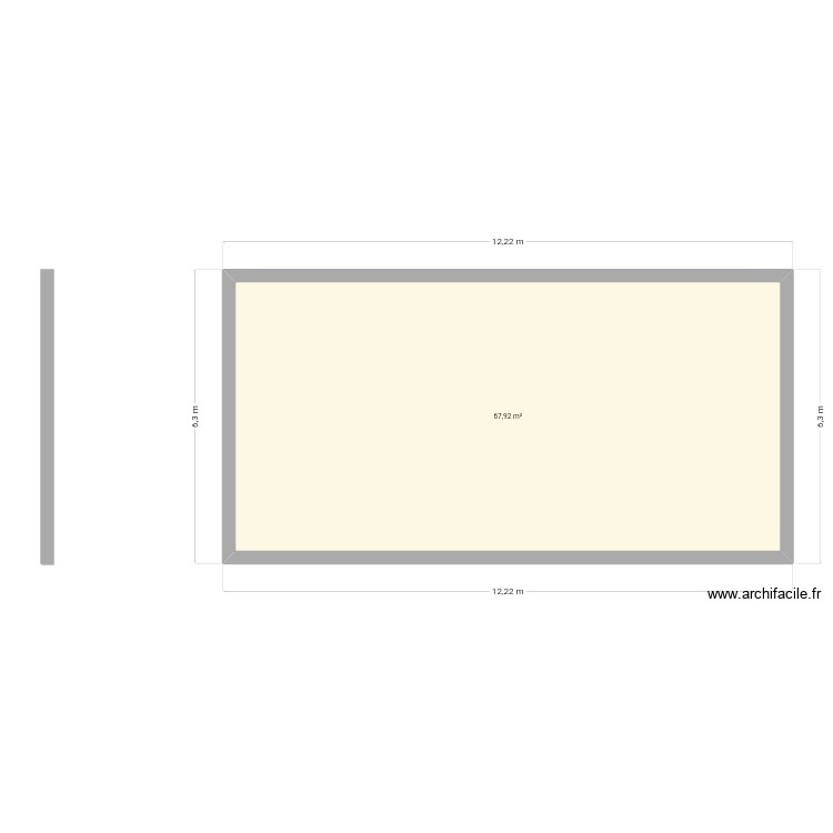 Chaudon. Plan de 0 pièce et 0 m2