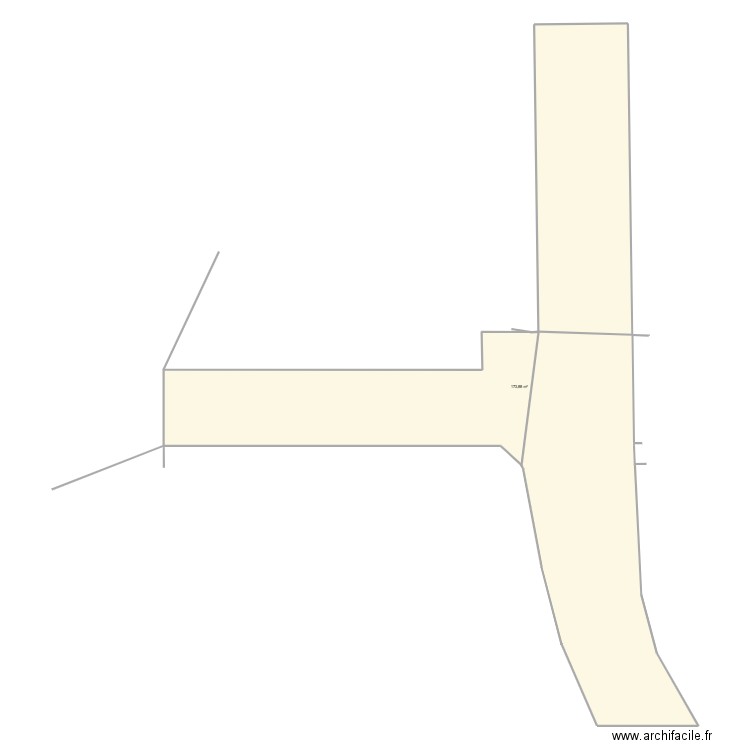 Vives. Plan de 1 pièce et 174 m2