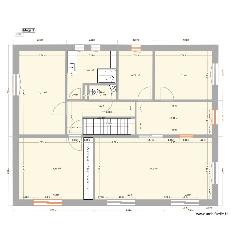 Projet Maison 2026-01-19. Plan de 0 pièce et 0 m2