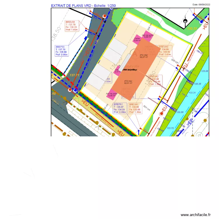 Mortagne sur Sèvre - Le Plessis 2-ILOT A-coffrets-v2. Plan de Mortagne sur Sèvre - Le Plessis 2-ILOT A-coffrets-v2. Plan de