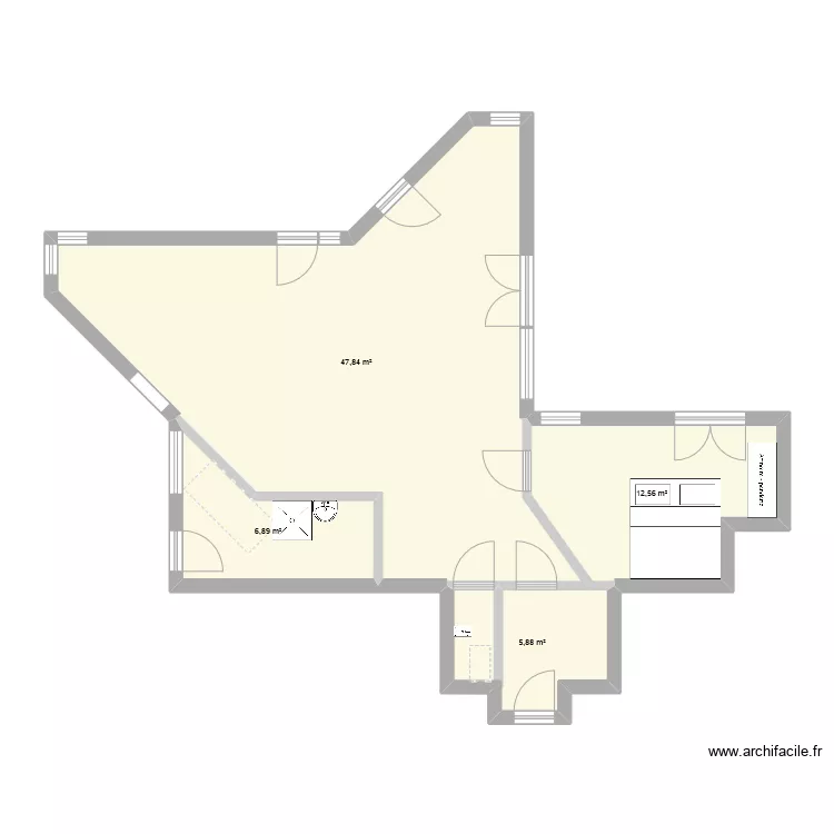 Appart triangle renaudie. Plan de Appart triangle renaudie. Plan de