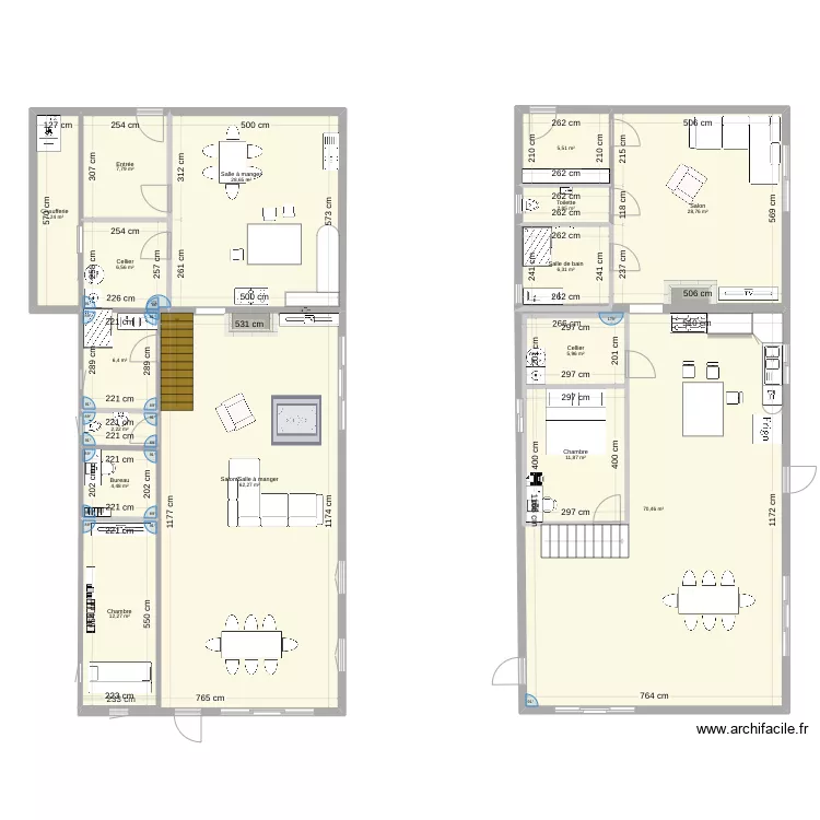 Maison Pralet Damien . Plan de 