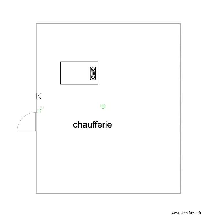 cibg chaufferie. Plan de 