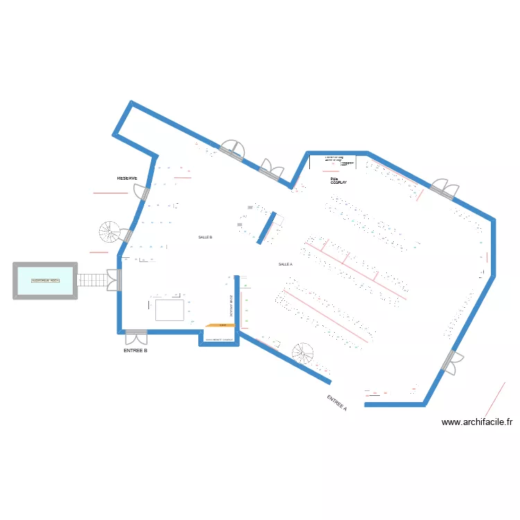 FANTASTIKCON 2026 PREVISION PLAN3 G... Plan de 1  et 7 m²