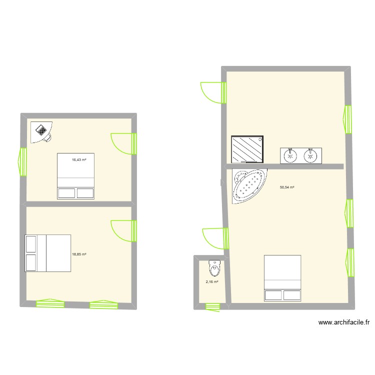 Plan  route. Plan de 0 pièce et 0 m2