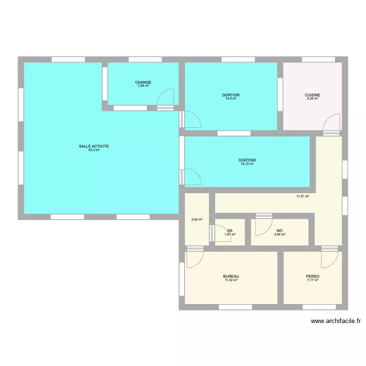 plan Stephanie libourne. Plan de 