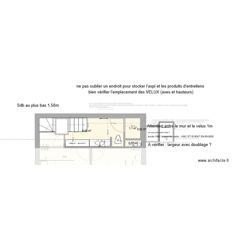 Rot version 28 mars 2024. Plan de 9 pièces et 64 m2