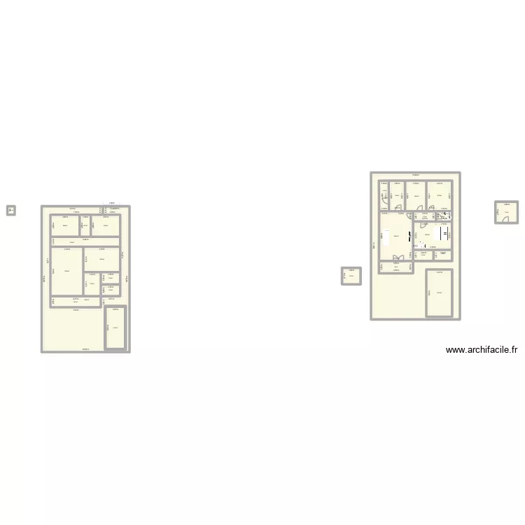 MAISON FAMILIAL. Plan de 28  et 615 m²