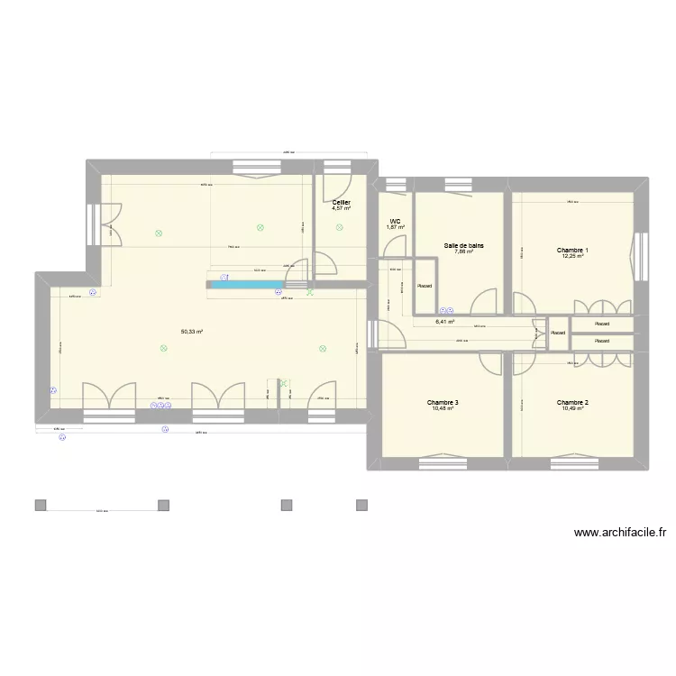 299 Salvate Elec. Plan de 13  et 108 m²