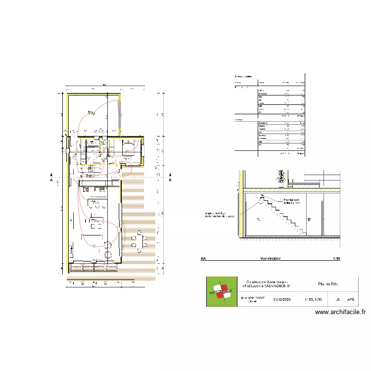 BASLE ARBOR RDC . Plan de 