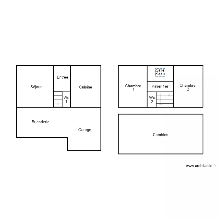 CLOHARS FOUESNANT RANNOU. Plan de 
