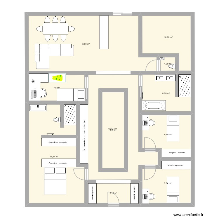 house project 2.0. Plan de 0 pièce et 0 m2