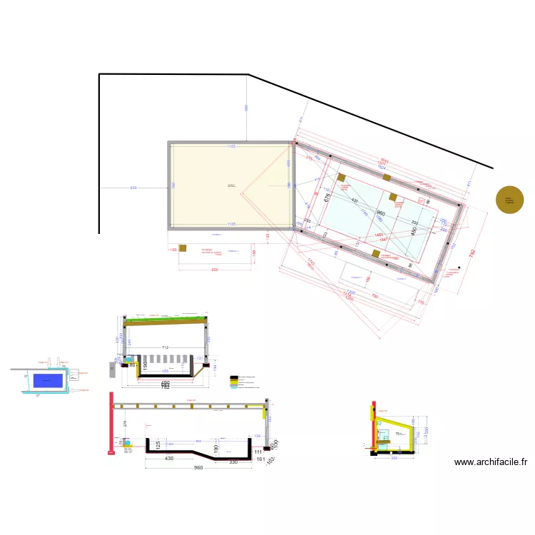 piscine béton 2024 v27. Plan de piscine béton 2024 v27. Plan de