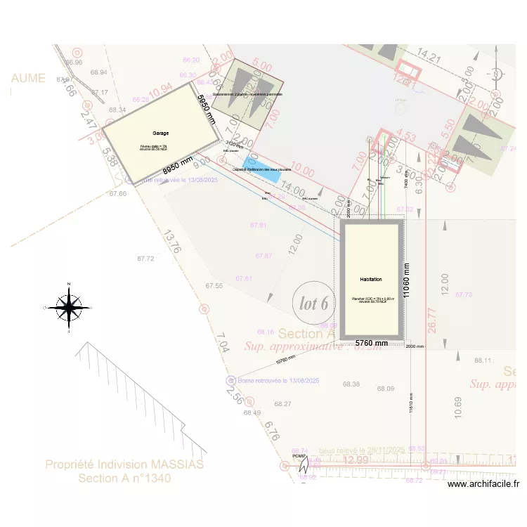 PCMI2. Plan de 2  et 104 m²