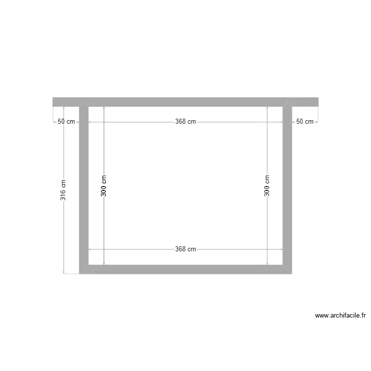 plan G&eacute;g&eacute; face piscine. Plan de 