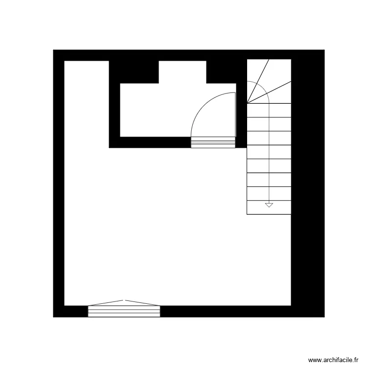 31 coq bld logt cour gauche . Plan de 