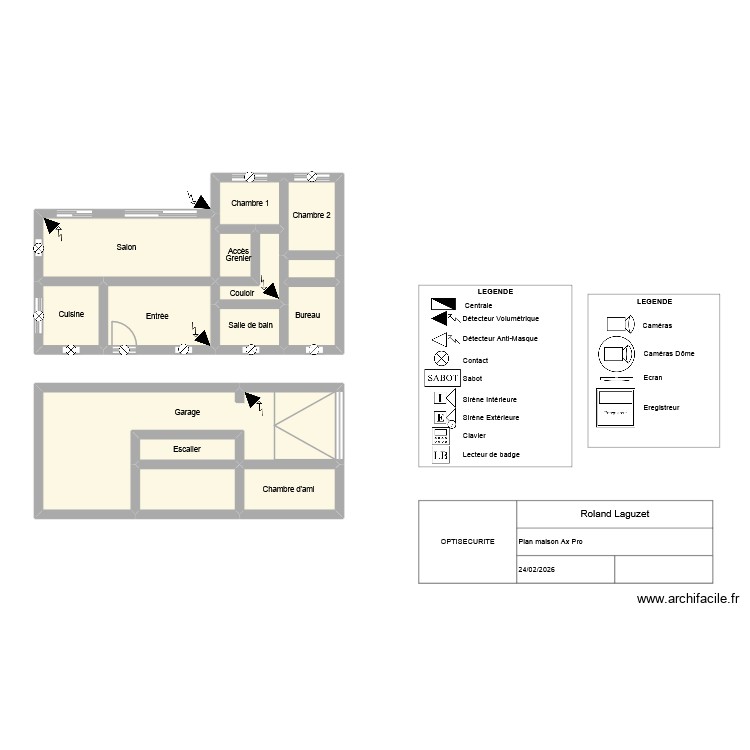 M. Laguzet. Plan de 0 pièce et 0 m2 M. Laguzet. Plan de 0 pièce et 0 m2