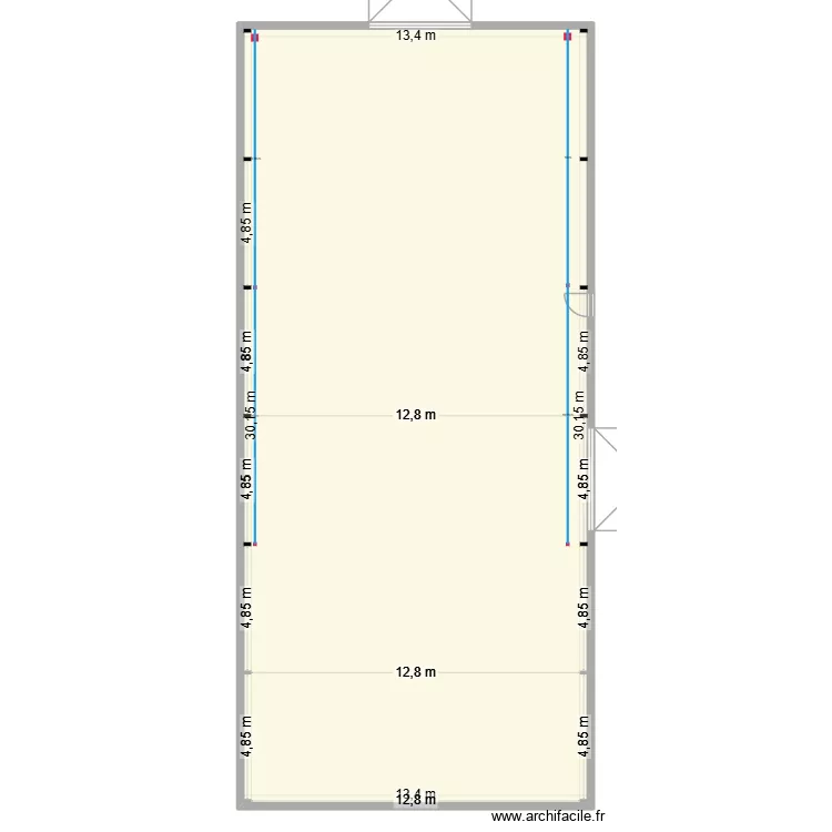 CR MARBRERIE DE LA SEINE. Plan de 1  et 404 m²