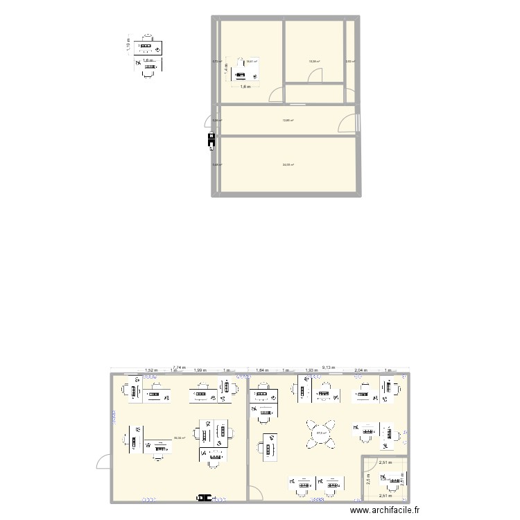 SCetagev5. Plan de 11 pièces et 191 m2