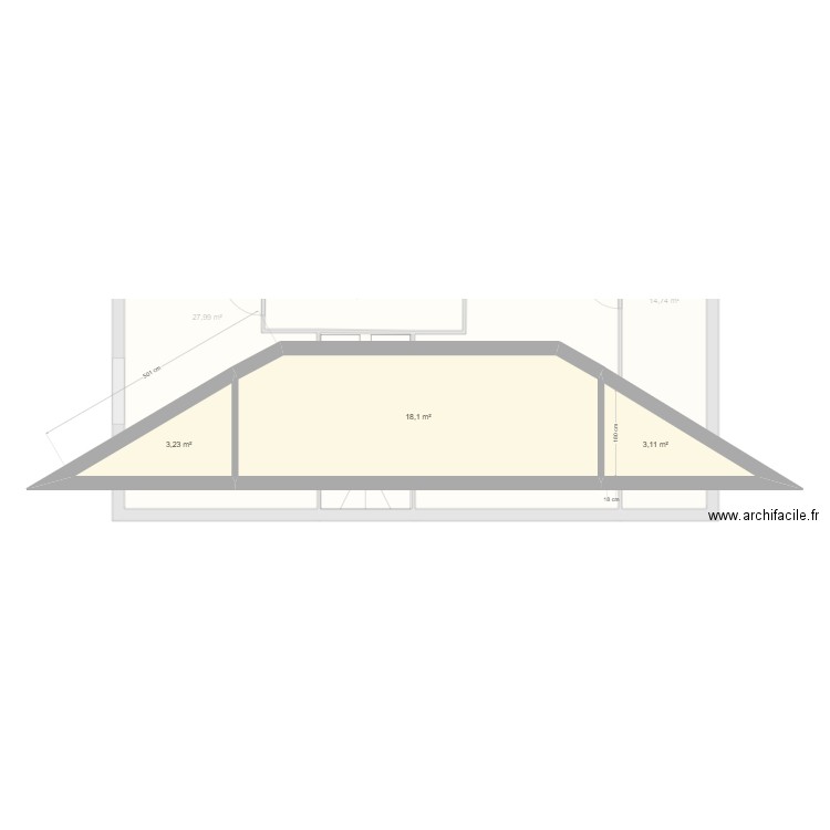 demougin. Plan de 18 pièces et 221 m2