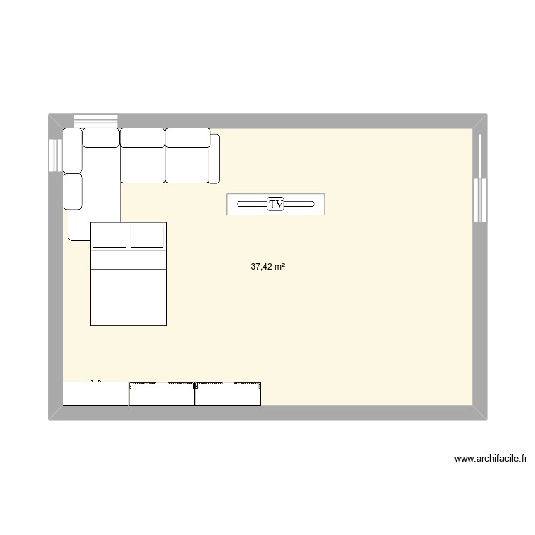 chambre MARIA. Plan de 0 pièce et 0 m2