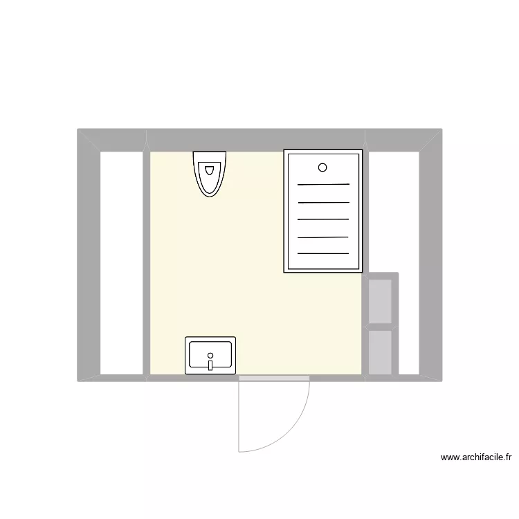 sdb 27 fontaine 2eme. Plan de sdb 27 fontaine 2eme. Plan de